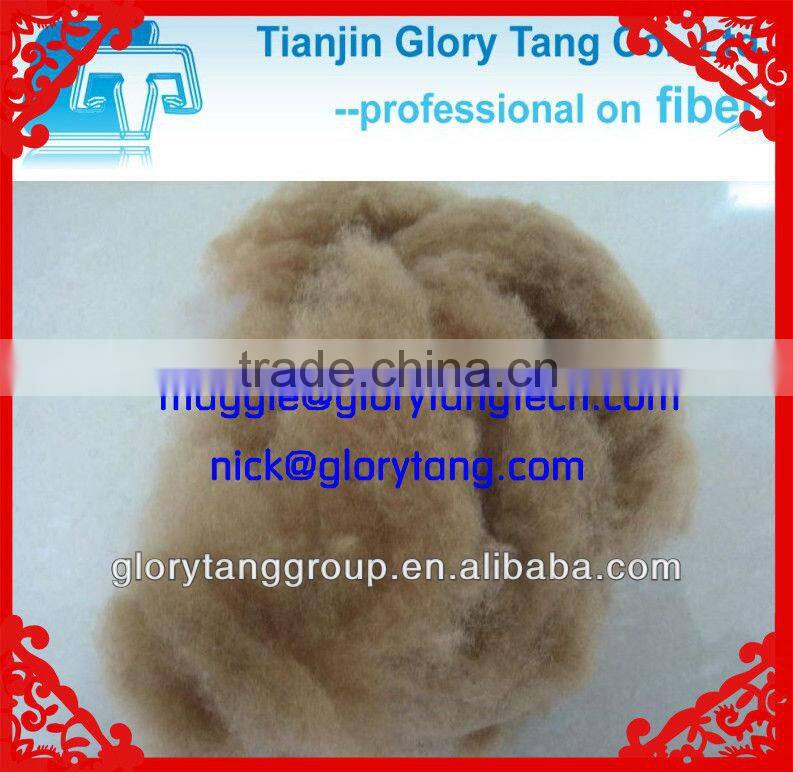 dehaired camel hair wool