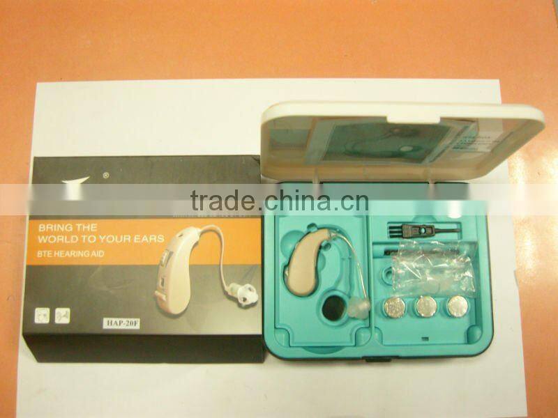 Analog hearing aid cheap BTE hearing aid HAP-20F