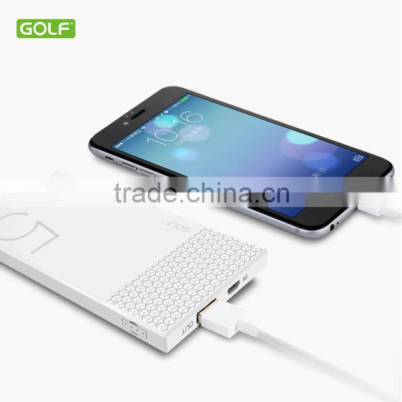 2016 china best selling portable battery charger 5000mah power bank for smartphone