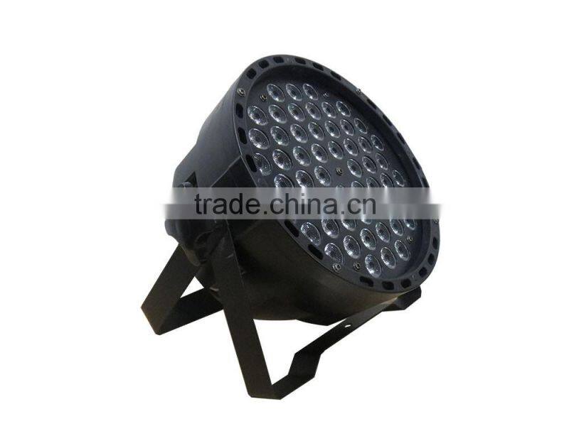 2016 new design 54x3w rgbw led mini flat par can light