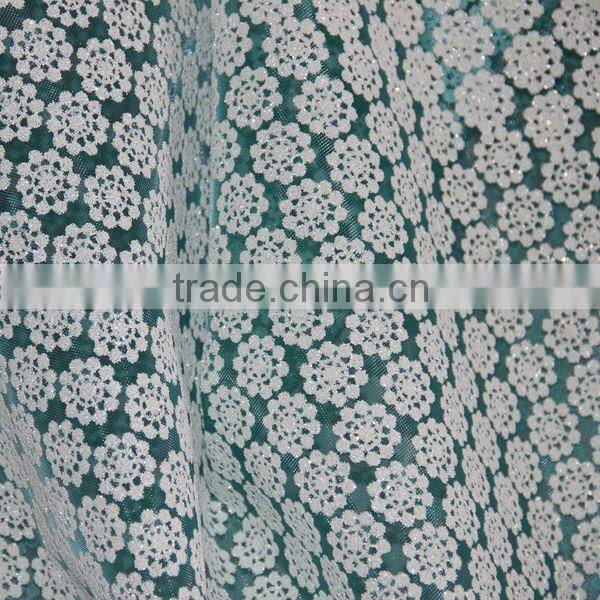 Mesh design fabric material for high heels shoes material usage