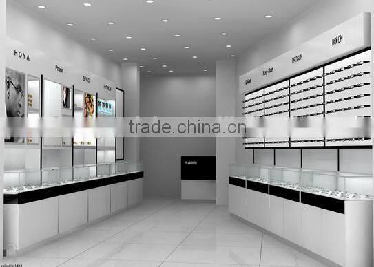 glass shopfitting and display furniture for optical