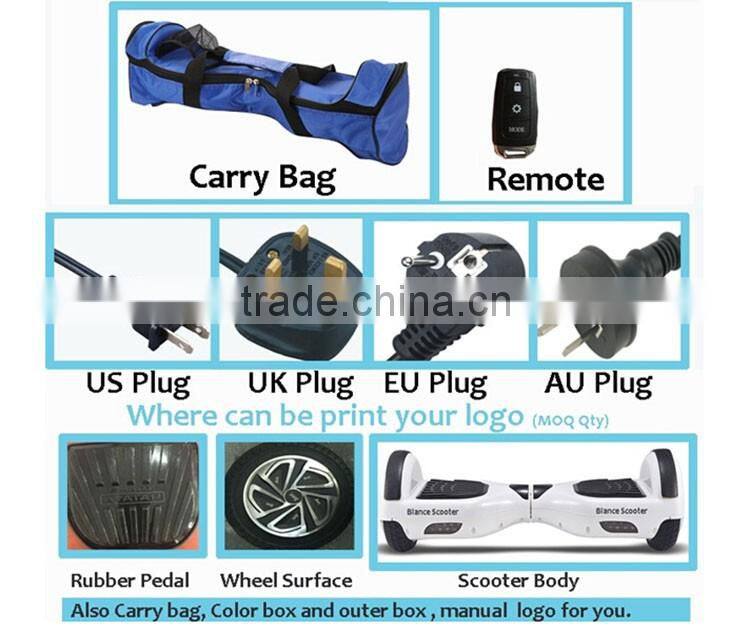 Best selling type 6.5 inch electric 2 wheel hoverboard and oxboard