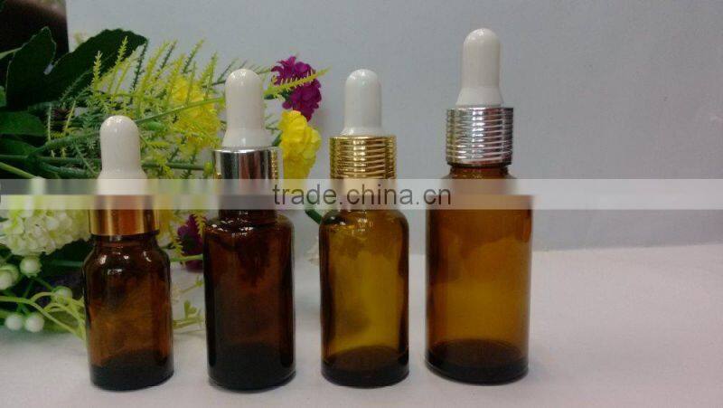 pipette droppers Amber glass Bottles with Pipette and custom logo
