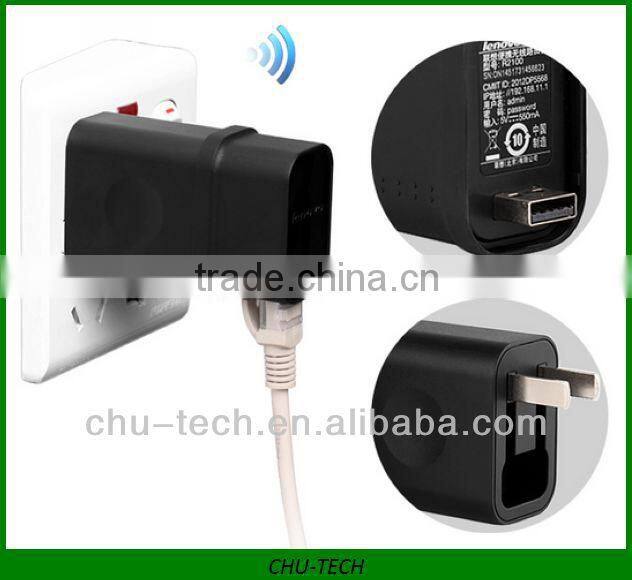 Original Lenovo R2100 Portable Mini Wireless Router Wireless AP Mobile Phone Charging Adapter