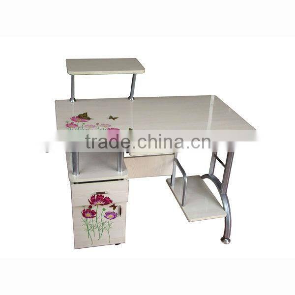 GX-268S School Wooden Cheap Computer Desk,Desktop Computer Table Designs For Teacher And Students
