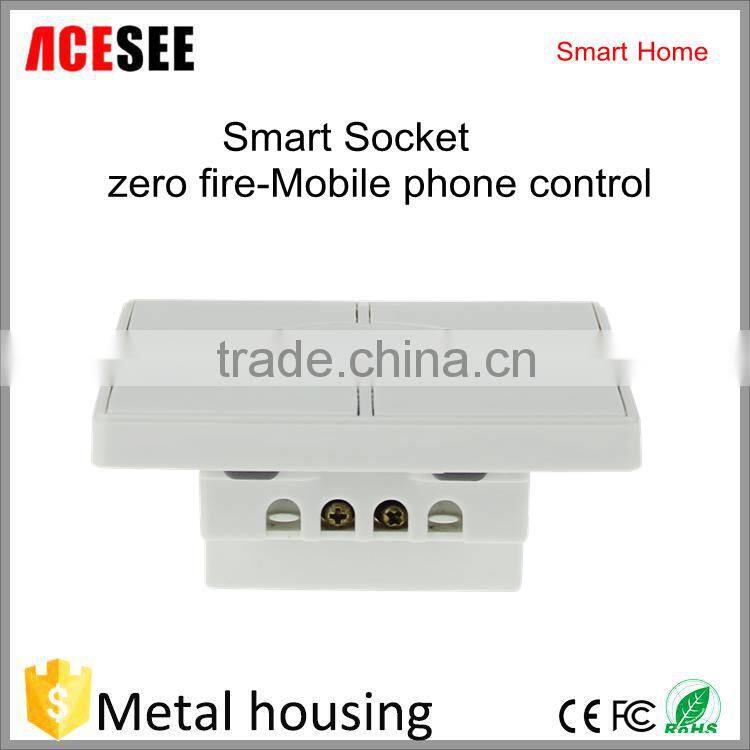 ACESEE zigbee smart home products home automation smart remote control socket Mini Smart Gateway SSW100AC