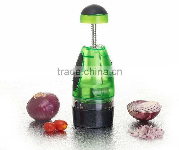 Multi-function compact handheld onion chopper/vegetable chopper