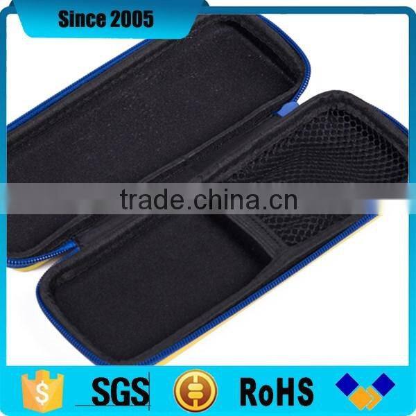 2015 dongguan yellow pu eva stationery case box for girls