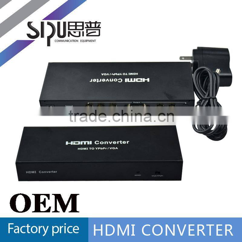 SIPU multi media ypbpr+vga to hdmi hd hdtv video converter
