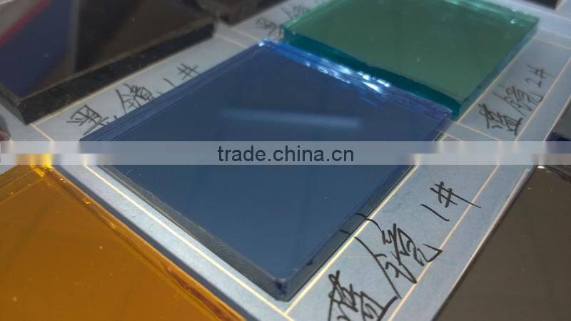Colorful Factory Wholesale coated float glass