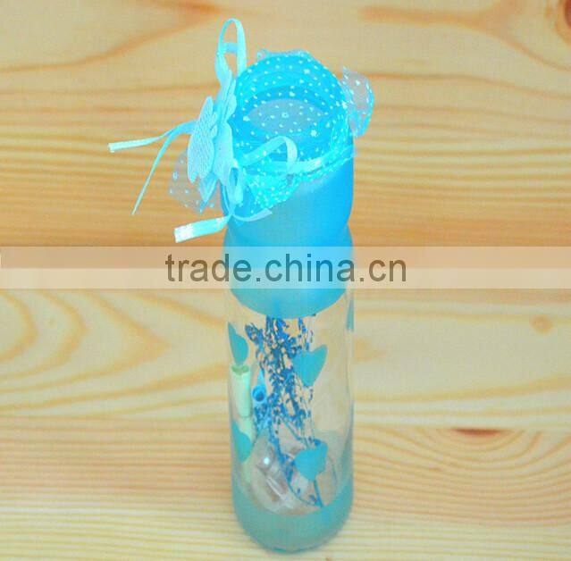 Hot wholesale Wishing glass bottle floating glass bottle present bottles star bottles with the cork