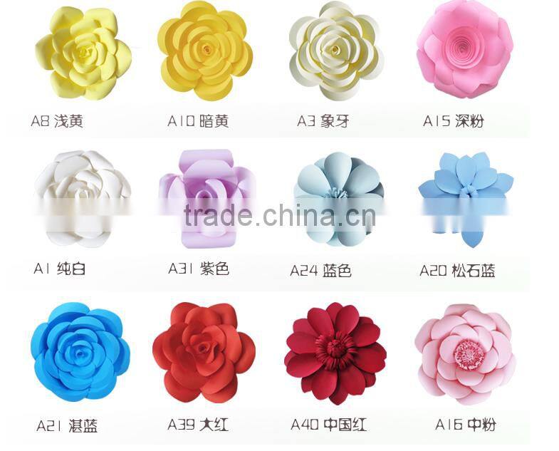 Hot Sale Wedding Decoration big Wall Paper Flowers