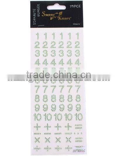 Smart and Kraft Diamante Figure Sticker