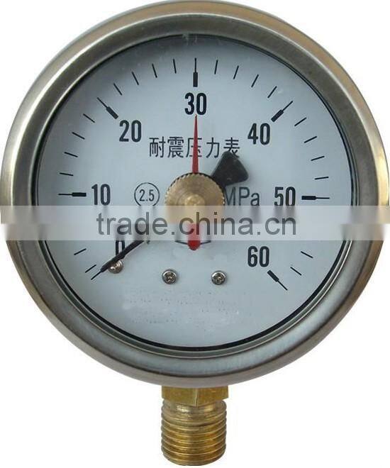 YN vibration proof pressure gauge