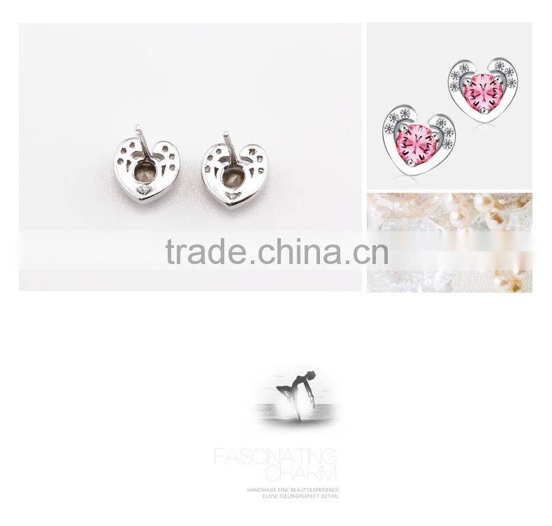 OUXI wholesale unique girls crystal earring jewelry Made With Crystal Y20261