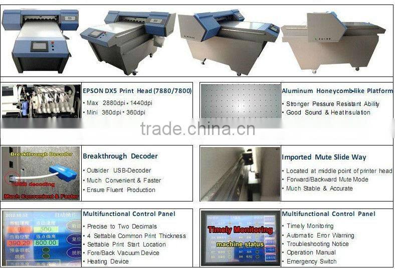 wooden board flatbed printer NC-610A/imprimante por bois/impresora para madera