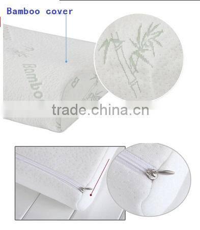 Natural memory foam filled bamboo fiber pillow
