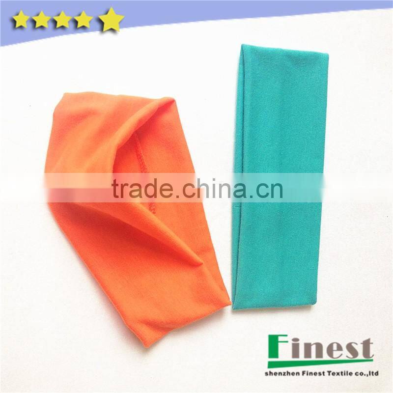 Elastic cotton headbands, custom colourful sweat headbands