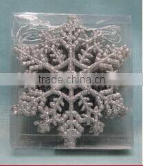 wedding accessory clear plastic snowflake