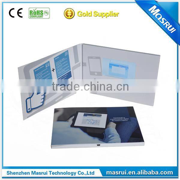 Fancy 5.0 " LCD TFT screen Video Brochure Video Greeting card Module