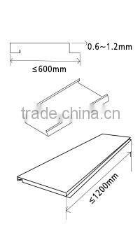 Building materials aluminum false ceiling system square type