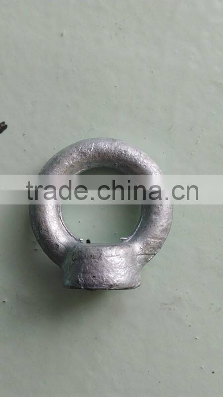 Bolt with O type extension nut for electric transmission line fittings