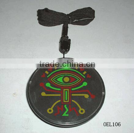 super thin very wearable flashing badge with high quality