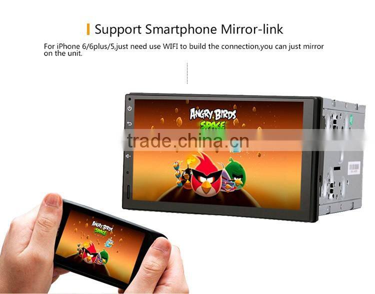 7 Inch Car network audio playing gps multimedia navigator dvd price for universal