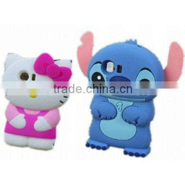new rabbit ear silicone case for samsung galaxy y