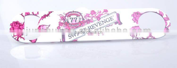 2016 hot selling stainless steel bottle opener with PVC sleeve