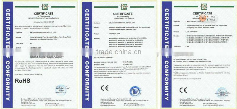 Aluminum and plastic housing gu10 CRI>80 520lm $1.7 2 years warranty COB led spotlight gu10 7W