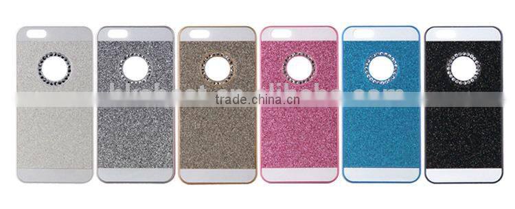 Hot Rhinestone Phone Case,Bling Logo Window Luxury Cover for iPhone 6 / 6S 4.7", for iphone6 Shinning back cover Sparkling case