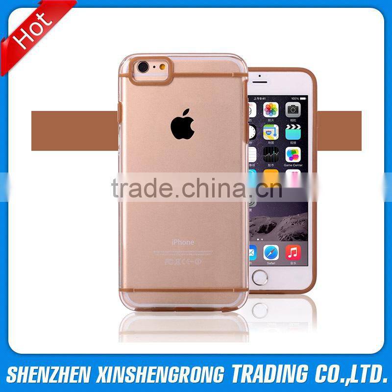 TPU soft phone case for iPhone 6 Plus 5.5 inch smart phone, TPU gel fancy shock proof cover cases for iPhone 6, Clear cover skin