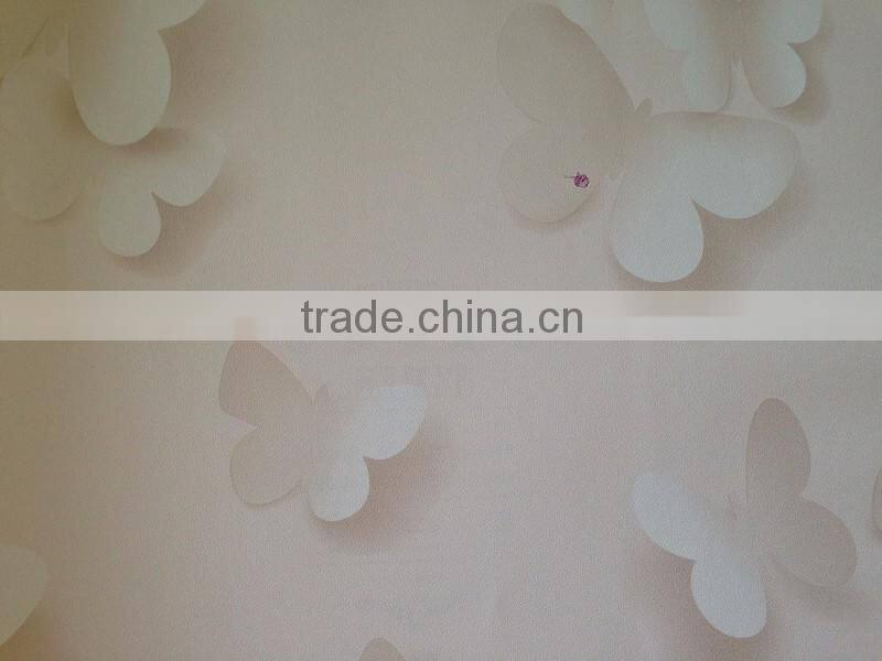 butterfly paintings vinyl wallpaper