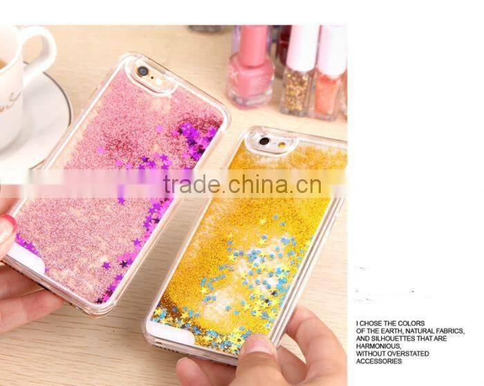case cover for iphone 6s, cell phone case, protective case, waterproof mobile phone case, liquid glitter case cover