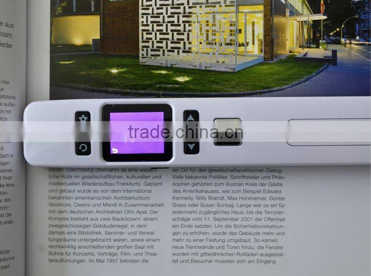 High Speed Portable Scanner A4 Size Document Scanner 1050DPI JPG/PDF Support 32G TF Card Mini Scanner Pen with Pre View PIcture