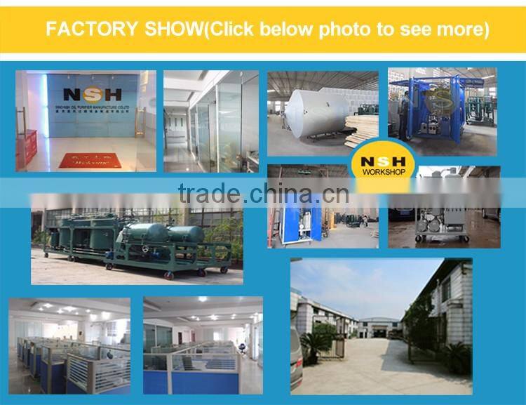 NSH Single-stage Used Transformer Oil Purification and Filtration Equipment
