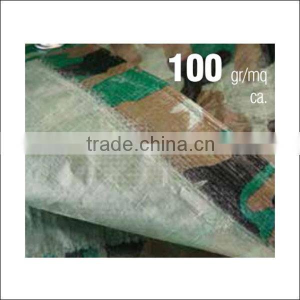 Camouflage design PE tarpaulin