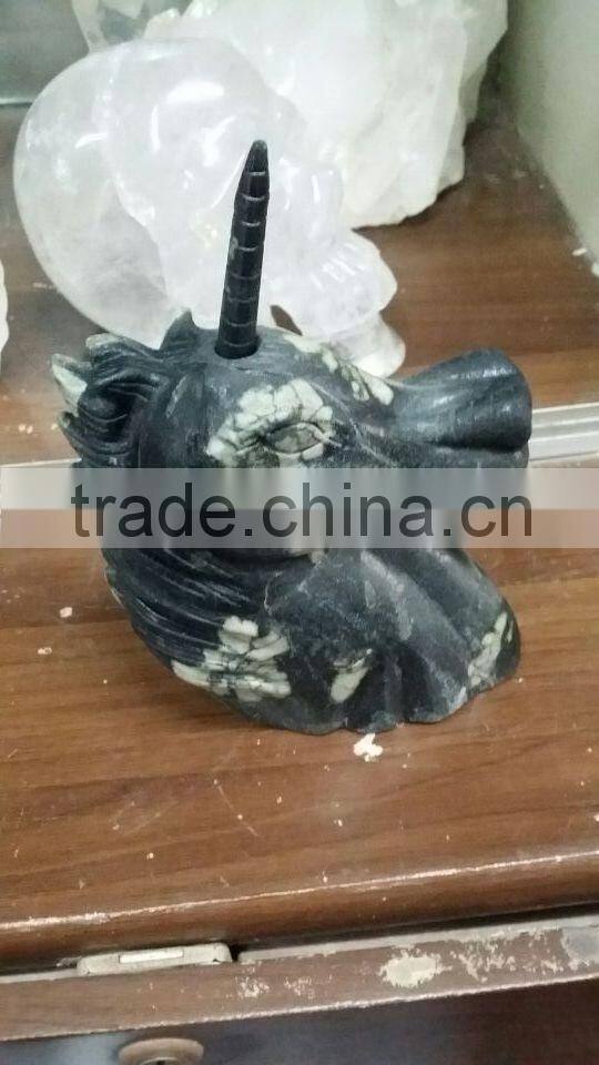 Natural unicorn crystal for decoration
