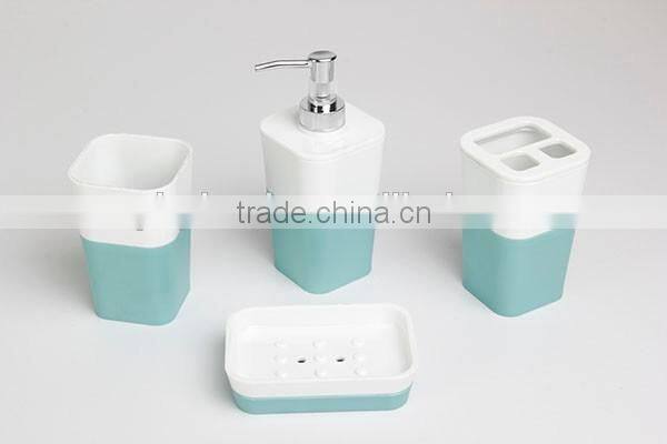 4pcs complete bathroom set,soap dispenser set