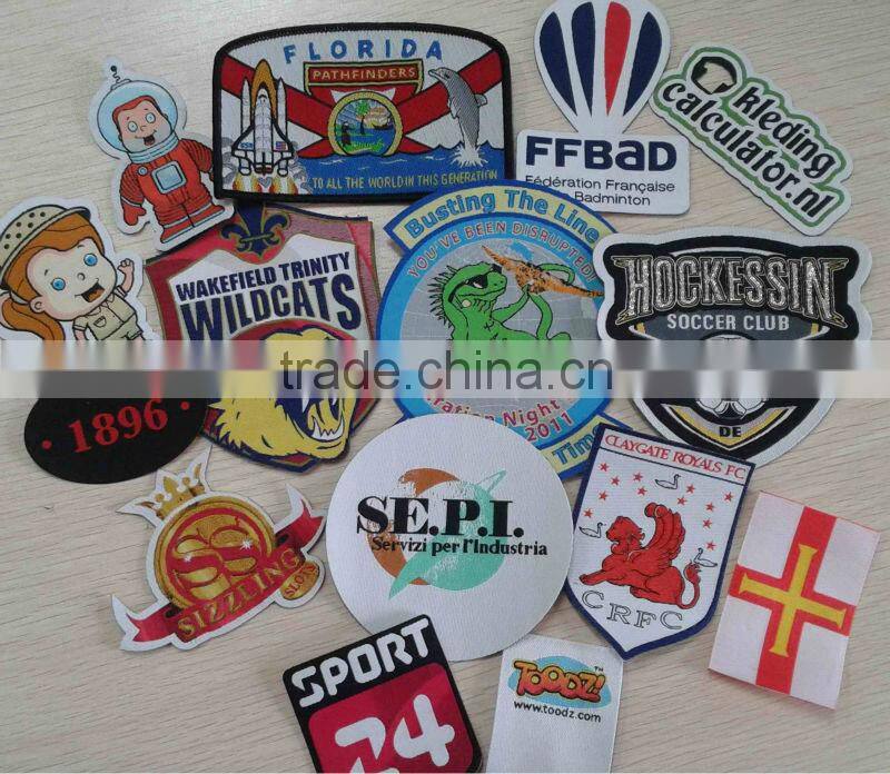 High Quality iron on woven label