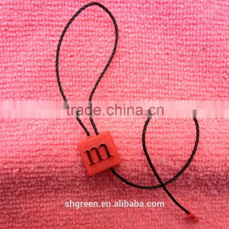large size ABS plastic string tags,seal tags for clothing