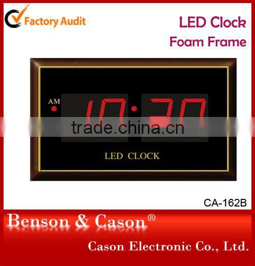 Cason Clapboard Table Clock Digital LED Wall Clock