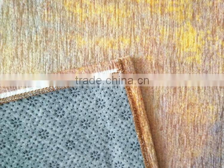 jet printing chenille carpets for hotels