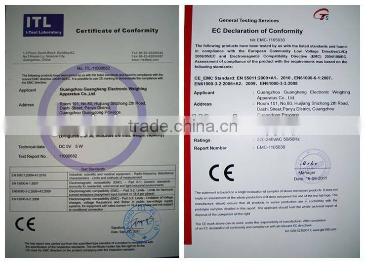 guangzhou guangheng electronic scale waterproof / low price waterproof scale