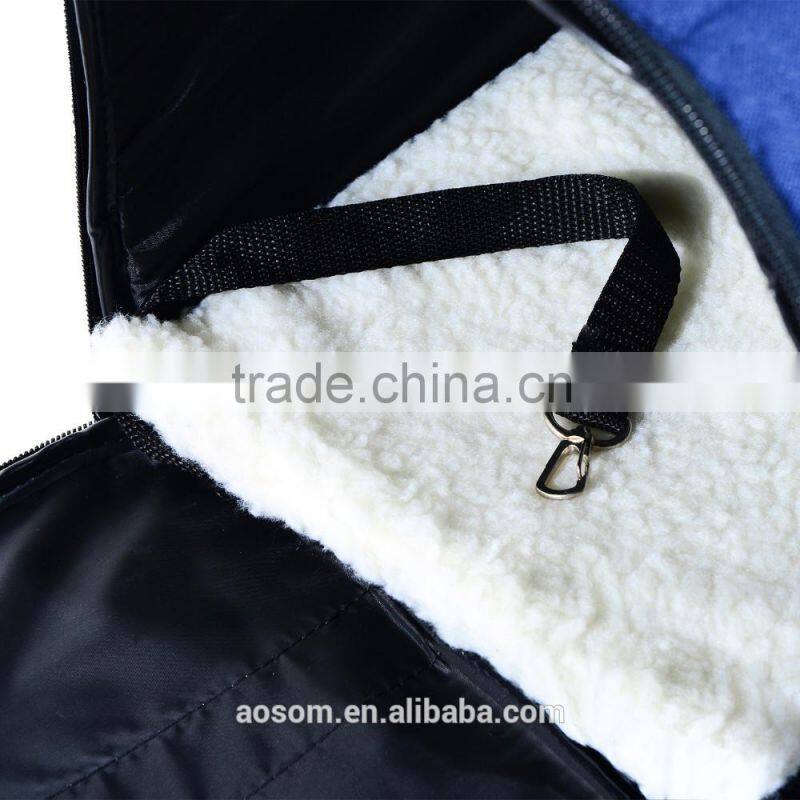 Pawhut Pet Portable Backpack Bag Cute Cat Dog Puppy Carrier -Blue