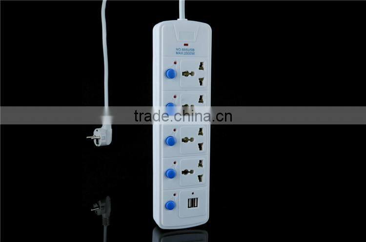 hot selling 4 usb power socket, switch socket, internal socket outlet