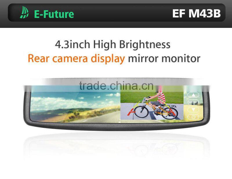 2016 OEM 4.3 Inch Monitor Rearview Mirror, Rear Mirror With Camera Parking Lines