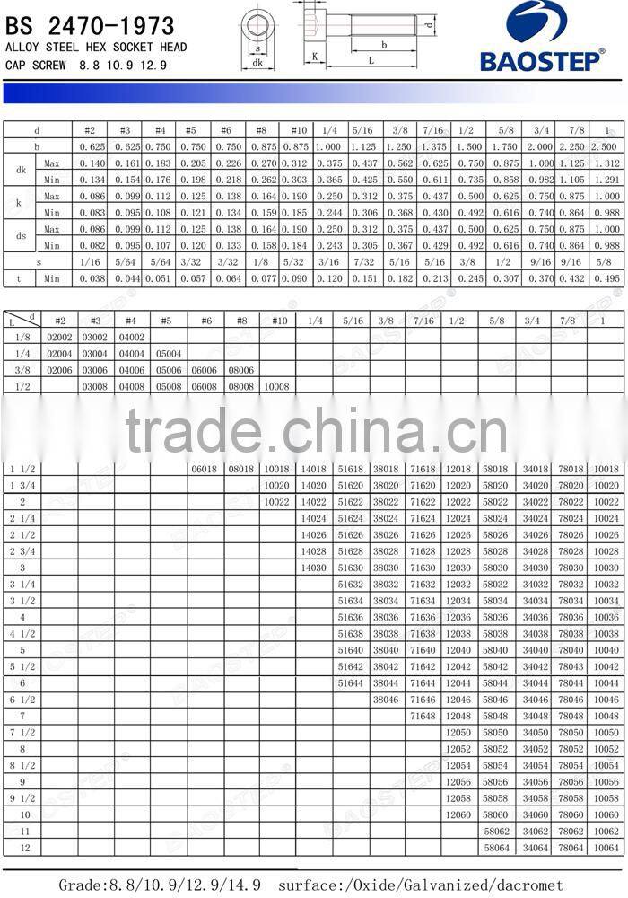 BAOSTEP 100% Warranty Good Feedback Hot Forming Head Hollow Bolts